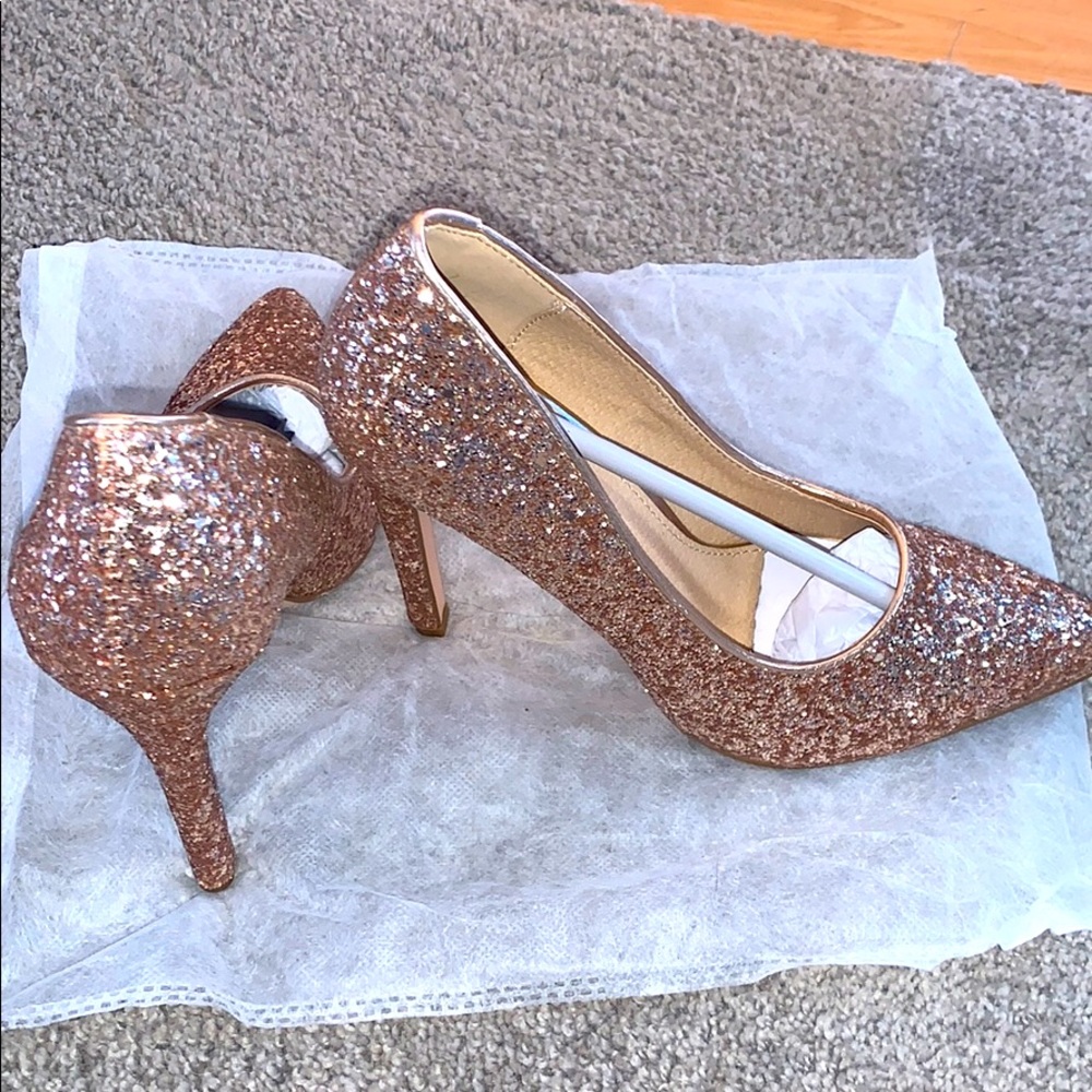 Unique Rose Gold Heels